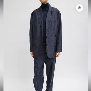 Tibi Crispy Nylon Liam Blazer XS